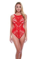 Ero BACI JACQUARD BODYSUIT RED, OS