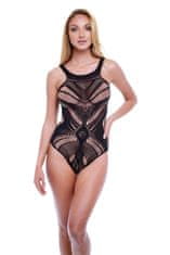 Ero BACI JACQUARD BODYSUIT BLACK, OS