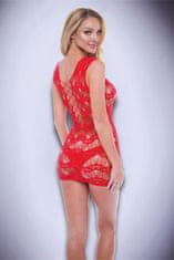 Ero BACI CORSET FRONT LACE MINI DRESS RED, OS