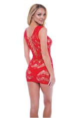 Ero BACI CORSET FRONT LACE MINI DRESS RED, OS