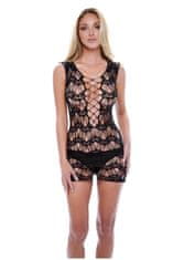 Ero BACI CORSET FRONT LACE MINI DRESS BLACK, OS