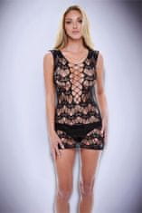 Ero BACI CORSET FRONT LACE MINI DRESS BLACK, OS