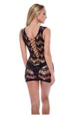 Ero BACI CORSET FRONT LACE MINI DRESS BLACK, OS