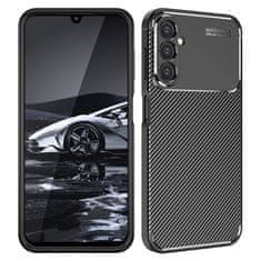 Nexeri SAMSUNG GALAXY A15 4G / 5G Oklepni etui Odporen na udarce Nexeri Carbon Fiber black