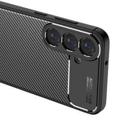 Nexeri SAMSUNG GALAXY S24 Oklepni etui Odporen na udarce Nexeri Carbon Fiber black