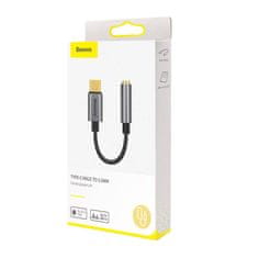 BASEUS Baseus L54 USB-C + 3,5 mm mini jack avdio adapter (siv)