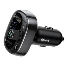 BASEUS Baseus T-tip S-09 Bluetooth FM oddajnik (črn)