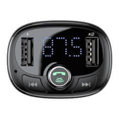 BASEUS Baseus T-tip S-09 Bluetooth FM oddajnik (črn)