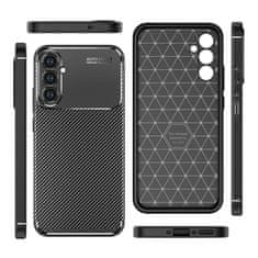 Nexeri SAMSUNG GALAXY A34 5G oklepni etui Odporen na udarce Nexeri Carbon Fiber black