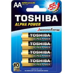 Toshiba AA TOSHIBA Alpha Power 4ks 1,5V alkalne baterije LR6/4/48 BL