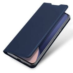 Dux Ducis XIAOMI 12 LITE etui z zavihkom iz eko usnja Dux Ducis Skin Leather navy blue