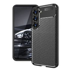 Nexeri SAMSUNG GALAXY S23 Oklepni etui Odporen na udarce Nexeri Carbon Fiber black