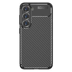 Nexeri SAMSUNG GALAXY S23 Oklepni etui Odporen na udarce Nexeri Carbon Fiber black