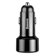 BASEUS Baseus Magic 2x USB QC 3.0 45W avtomobilski polnilec (črn)