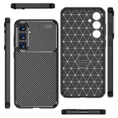 Nexeri SAMSUNG GALAXY S23 FE Oklepni etui Odporen na udarce Nexeri Carbon Fiber black