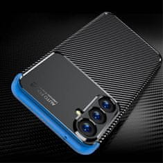 Nexeri SAMSUNG GALAXY S23 FE Oklepni etui Odporen na udarce Nexeri Carbon Fiber black