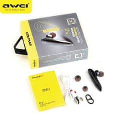 Awei Mono Bluetooth slušalke AWEI (N1) sive barve