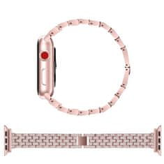 Nemo Trak za APPLE WATCH 4 / 5 / 6 / 7 / 8 / SE (38 / 40 / 41 MM) Diamond Bumper pink