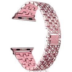 Nemo Trak za APPLE WATCH 4 / 5 / 6 / 7 / 8 / SE / ULTRA (42 / 44 / 45 / 49 MM) Diamond Bumper pink