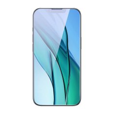 BASEUS Kaljeno steklo s protiprašno prevleko in filtrom modre svetlobe 0,3 mm Baseus Crystal za iPhone 14 Plus/ 13 Pro Max (2 kosa)