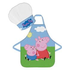 Peppa Pig Predpasnik in kuharska kapa Pujsa Pepa