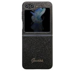 Guess Originalni SAMSUNG GALAXY Z FLIP 5 Guess Hardcase Glitter Script (GUHCZF5HGGSHK) black