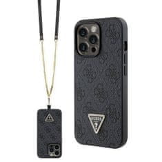 Guess Originalni IPHONE 13 PRO MAX Guess Hardcase Crossbody 4G Metal Logo (GUHCP13XP4TDSCPK) black