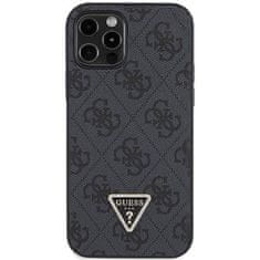 Guess Originalni IPHONE 12 / 12 PRO Guess Hardcase Crossbody 4G Metal Logo (GUHCP12MP4TDSCPK) black