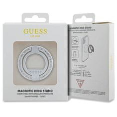 Guess Guess MagSafe Prstan stojalo GUMRSALDGS srebro/srebro Kamenček