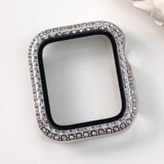 Nemo Ohišje za APPLE WATCH 4 / 5 / 6 / SE (40MM) Diamond Bumper silver