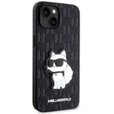 Karl Lagerfeld Originalni IPHONE 14 PLUS Karl Lagerfeld Hardcase Saffiano Monogram Choupette (KLHCP14MSAKHPCK) black