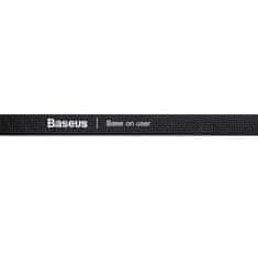 BASEUS Taśma rzepowa, organizer kabli Baseus Rainbow Circle Velcro Straps 3m (czarny)