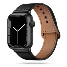 Tech-protect Pasek do APPLE WATCH 4 / 5 / 6 / 7 / 8 / SE (38 / 40 / 41 MM) Tech-Protect LeatherFit czarne