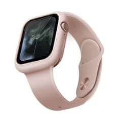 UNIQ UNIQ etui Lino Apple Watch Series 4/5/6/SE 44mm. różowy/blush pink