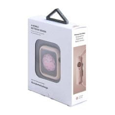 UNIQ UNIQ etui Lino Apple Watch Series 4/5/6/SE 44mm. różowy/blush pink