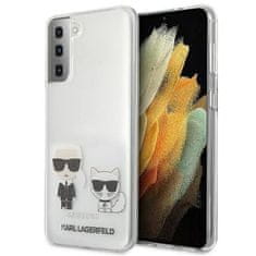 Karl Lagerfeld Oryginalne Etui SAMSUNG GALAXY S21+ Karl Lagerfeld Hardcase Karl & Choupette (KLHCS21MCKTR) transparentne