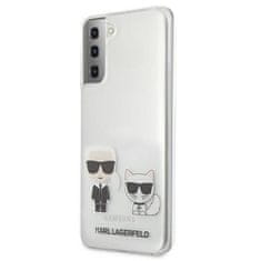 Karl Lagerfeld Oryginalne Etui SAMSUNG GALAXY S21+ Karl Lagerfeld Hardcase Karl & Choupette (KLHCS21MCKTR) transparentne