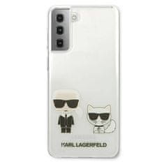 Karl Lagerfeld Oryginalne Etui SAMSUNG GALAXY S21+ Karl Lagerfeld Hardcase Karl & Choupette (KLHCS21MCKTR) transparentne