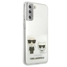 Karl Lagerfeld Oryginalne Etui SAMSUNG GALAXY S21+ Karl Lagerfeld Hardcase Karl & Choupette (KLHCS21MCKTR) transparentne