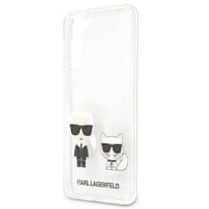 Karl Lagerfeld Oryginalne Etui SAMSUNG GALAXY S21+ Karl Lagerfeld Hardcase Karl & Choupette (KLHCS21MCKTR) transparentne