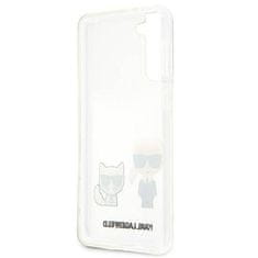 Karl Lagerfeld Oryginalne Etui SAMSUNG GALAXY S21+ Karl Lagerfeld Hardcase Karl & Choupette (KLHCS21MCKTR) transparentne