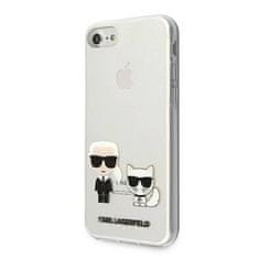 Karl Lagerfeld Oryginalne Etui IPHONE SE 2022 / SE 2020 / 7 / 8 Karl Lagerfeld Hardcase Karl&Choupette (KLHCI8CKTR) transparentne