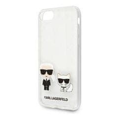 Karl Lagerfeld Oryginalne Etui IPHONE SE 2022 / SE 2020 / 7 / 8 Karl Lagerfeld Hardcase Karl&Choupette (KLHCI8CKTR) transparentne