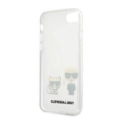 Karl Lagerfeld Oryginalne Etui IPHONE SE 2022 / SE 2020 / 7 / 8 Karl Lagerfeld Hardcase Karl&Choupette (KLHCI8CKTR) transparentne