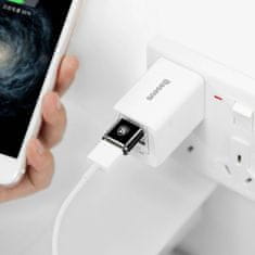 BASEUS Adapter Baseus USB do USB Type-C 2,4A (czarny)