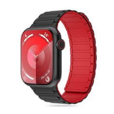 Tech-protect Pasek do APPLE WATCH 4 / 5 / 6 / 7 / 8 / 9 / SE / ULTRA 1 / 2 (42 / 44 / 45 / 49 MM) Tech-Protect Iconband Magnetic czarno-czerwone