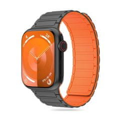 Tech-protect Pasek do APPLE WATCH 4 / 5 / 6 / 7 / 8 / 9 / SE / ULTRA 1 / 2 (42 / 44 / 45 / 49 MM) Tech-Protect Iconband Magnetic pomarańczowe