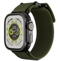 Tech-protect Pasek do APPLE WATCH 4 / 5 / 6 / 7 / 8 / 9 / SE / ULTRA 1 / 2 (42 / 44 / 45 / 49 MM) Tech-Protect Scout Pro Military Green ciemnozielone