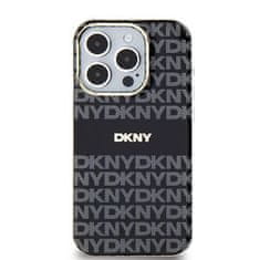 DKNY Oryginalne Etui IPHONE 13 PRO MAX DKNY Hardcase IML Mono & Stripe MagSafe (DKHMP13XHRHSEK) czarne