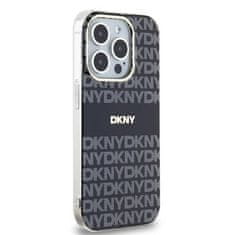 DKNY Oryginalne Etui IPHONE 13 PRO MAX DKNY Hardcase IML Mono & Stripe MagSafe (DKHMP13XHRHSEK) czarne